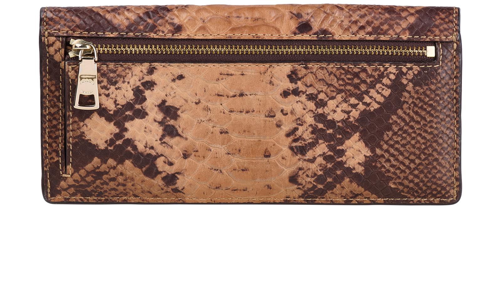 Coach Long Wallet, &pound;50, Accessories, Brown, Leather, Back view